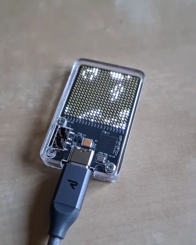 µLife - Conway's Game of Life Keychain